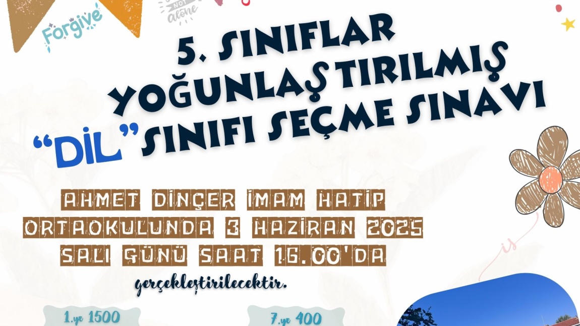 Okulumuzun 5.Sınıflar Yoğunlaştırılmış 